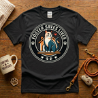 Foster Saves Lives Cat Rescue T-Shirt - Vintage Badge