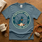 Temporary Home Lifelong Impact Cat Rescue T-Shirt - Vintage Badge
