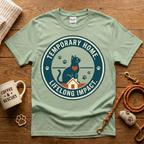Temporary Home Lifelong Impact Cat Rescue T-Shirt - Vintage Badge