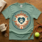 Foster Fail Club Animal Rescue T-Shirt - Vintage Badge