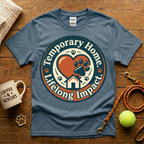 Temporary Home Lifelong Impact Animal Rescue T-Shirt - Vintage Badge