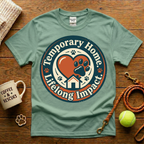 Temporary Home Lifelong Impact Animal Rescue T-Shirt - Vintage Badge