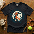 Rescue Is My Favorite Breed Dog Rescue T-Shirt - Vintage Badge