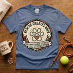 Rescue Creates Hope Animal Rescue T-Shirt - Tattoo Badge