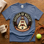 Guided By Rescue Animal Rescue T-Shirt - Tattoo Badge