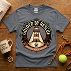 Guided By Rescue Animal Rescue T-Shirt - Tattoo Badge