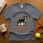 Second Chances Look Good On You Animal Rescue T-Shirt - Tattoo Badge
