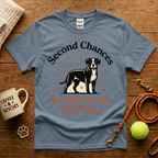 Second Chances Look Good On You Animal Rescue T-Shirt - Tattoo Badge