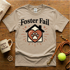 Foster Fail Animal Rescue T-Shirt - Tattoo Badge