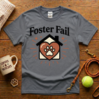 Foster Fail Animal Rescue T-Shirt - Tattoo Badge