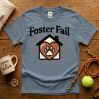 Foster Fail Animal Rescue T-Shirt - Tattoo Badge