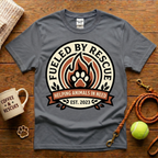 Fueled By Rescue Animal Rescue T-Shirt - Tattoo Badge