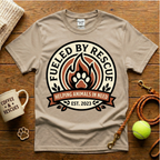 Fueled By Rescue Animal Rescue T-Shirt - Tattoo Badge