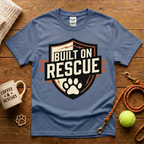 Built On Rescue Animal Rescue T-Shirt - Tattoo Badge