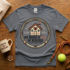My House Is Full Of Rescues Animal Rescue T-Shirt - Tattoo Badge