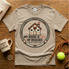 My House Is Full Of Rescues Animal Rescue T-Shirt - Tattoo Badge