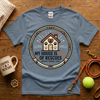 My House Is Full Of Rescues Animal Rescue T-Shirt - Tattoo Badge