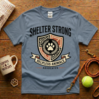 Shelter Strong Animal Rescue T-Shirt - Tattoo Badge