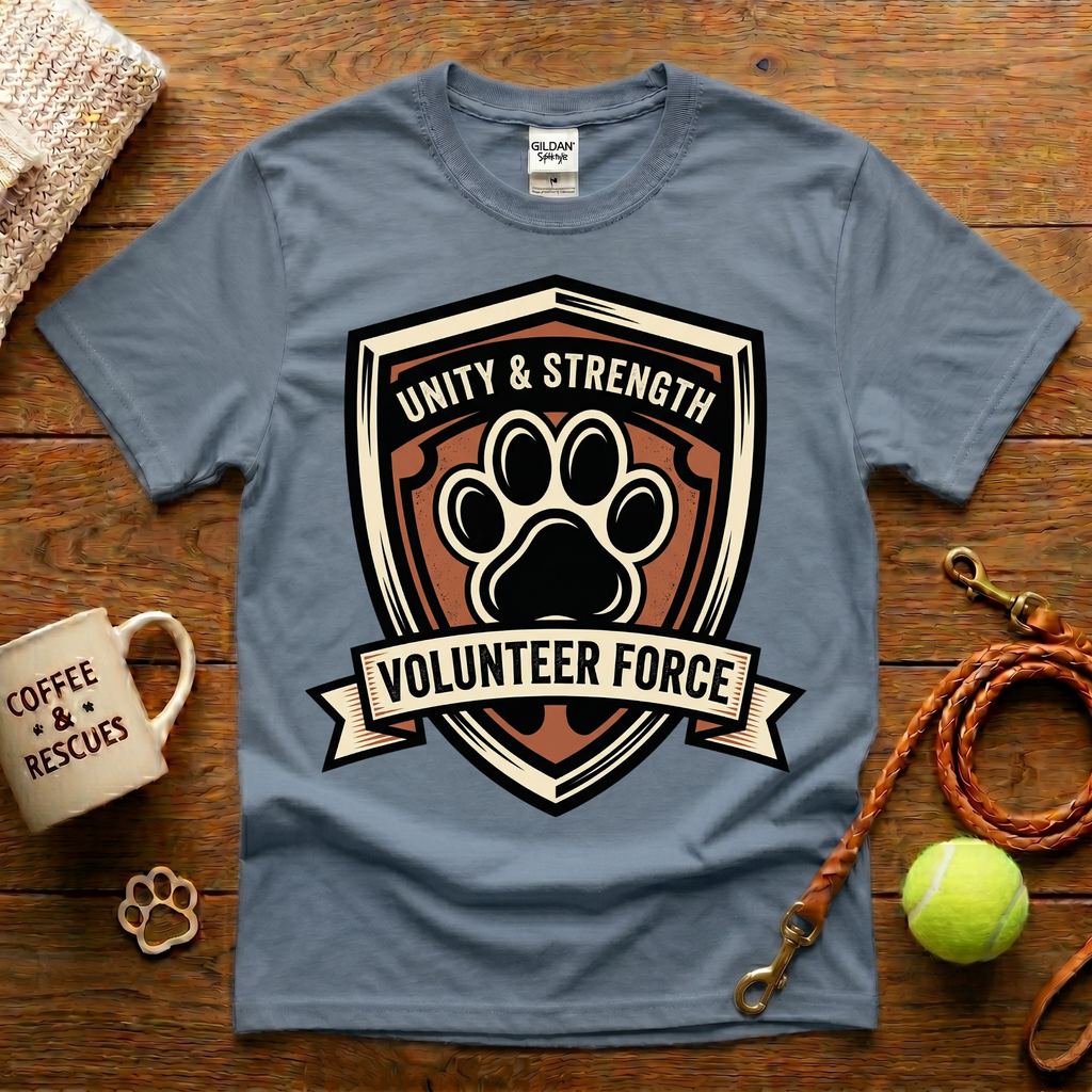 Volunteer Force Animal Rescue T-Shirt - Tattoo Badge