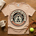 Home Is Where The Rescue Is Animal Rescue T-Shirt - Tattoo Badge