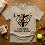 Delivering Second Chances Animal Rescue T-Shirt - Tattoo Badge