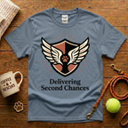 Delivering Second Chances Animal Rescue T-Shirt - Tattoo Badge