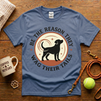 Be The Reason They Wag Their Tails Animal Rescue T-Shirt - Tattoo Badge