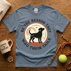Be The Reason They Wag Their Tails Animal Rescue T-Shirt - Tattoo Badge