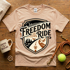 Freedom Ride Animal Rescue T-Shirt - Tattoo Badge