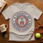 A Legacy Of Second Chances Animal Rescue T-Shirt - Vintage Badge