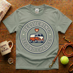 Delivering Second Chances Animal Rescue T-Shirt - Vintage Badge