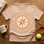 A Legacy of Second Chances Animal Rescue T-Shirt - Vintage Retro