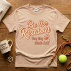 Be The Reason They Wag Their Tail Animal Rescue T-Shirt - Vintage Retro