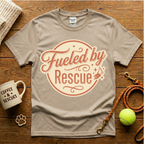 Fueled By Rescue Animal Rescue T-Shirt - Vintage Retro