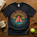 Rescue Foster Repeat Animal Rescue T-Shirt - Vintage Retro