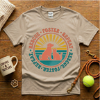 Rescue Foster Repeat Animal Rescue T-Shirt - Vintage Retro