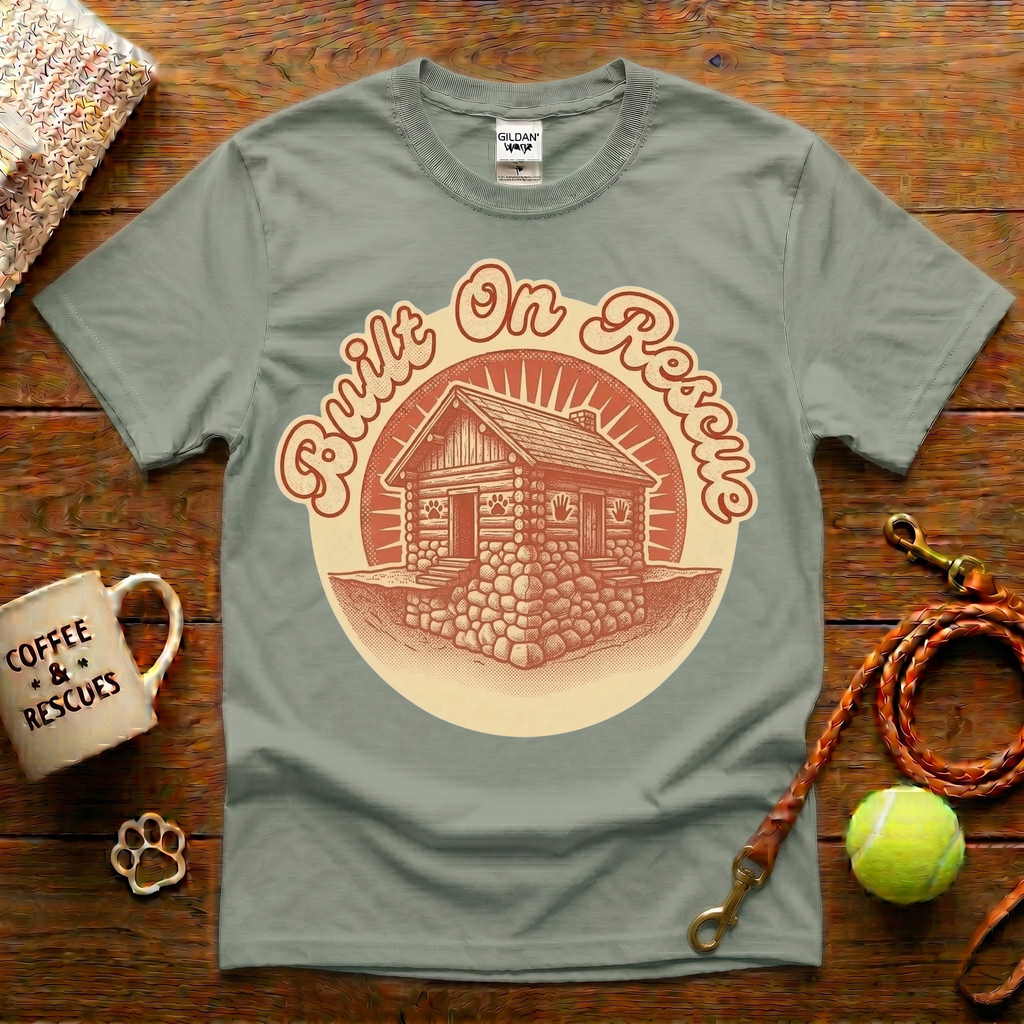 Built On Rescue Animal Rescue T-Shirt - Vintage Retro