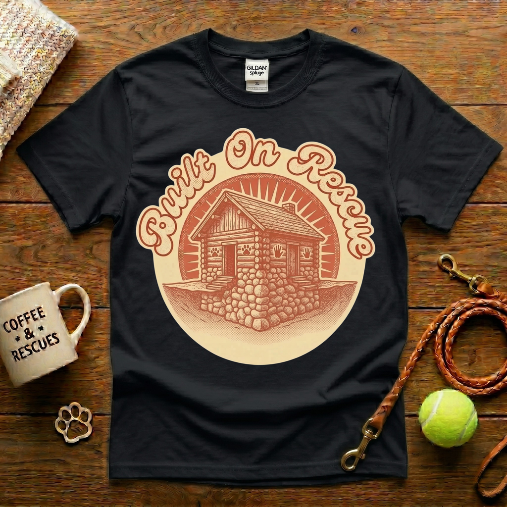 Built On Rescue Animal Rescue T-Shirt - Vintage Retro
