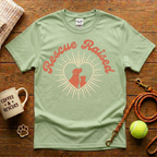 Rescue Raised Animal Rescue T-Shirt - Vintage Retro