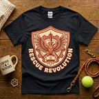 Rescue Revolution Animal Rescue T-Shirt - Vintage Badge
