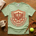 Rescue Revolution Animal Rescue T-Shirt - Vintage Badge