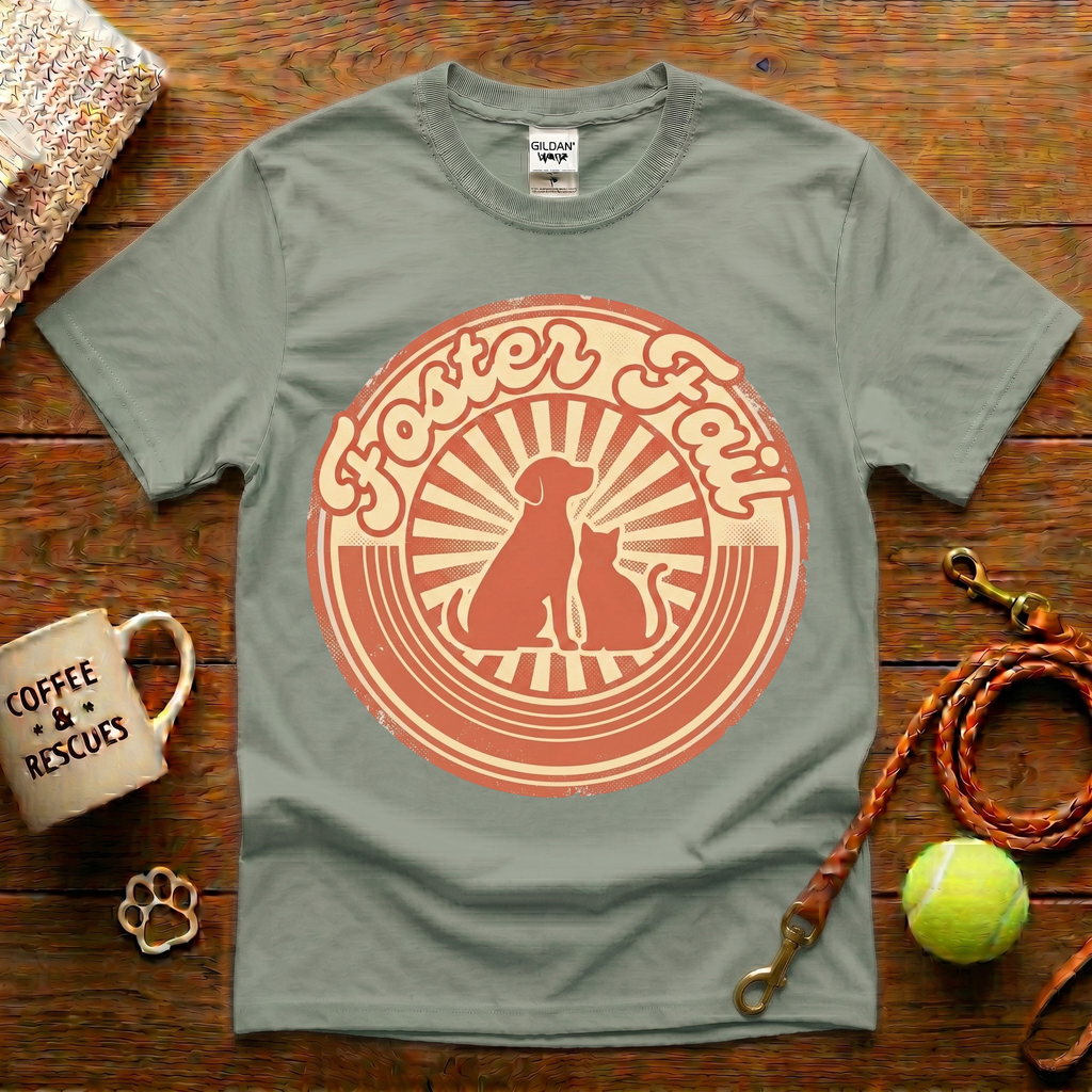 Foster Fail Animal Rescue T-Shirt - Vintage Retro