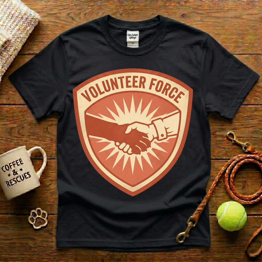 Volunteer Force Animal Rescue T-Shirt - Vintage Retro