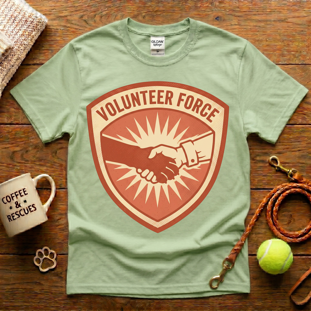 Volunteer Force Animal Rescue T-Shirt - Vintage Retro