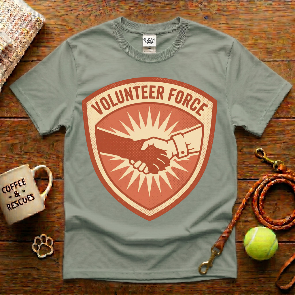 Volunteer Force Animal Rescue T-Shirt - Vintage Retro