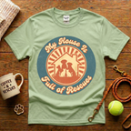 My House Is Full Of Rescues Animal Rescue T-Shirt - Vintage Retro