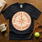 Volunteer Powered Rescue Driven Animal Rescue T-Shirt - Vintage Retro