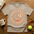 Sorry I'm Late Rescue Emergency Animal Rescue T-Shirt - Vintage Retro