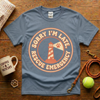 Sorry I'm Late Rescue Emergency Animal Rescue T-Shirt - Vintage Retro