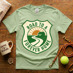 Road To A Forever Home Animal Rescue T-Shirt - Vintage Retro